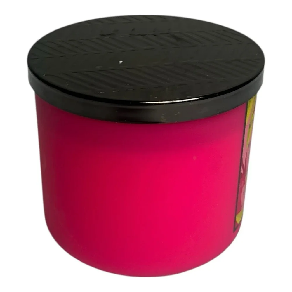 Bath & Body Works Waikiki Beach Coconut 3 Wick Scented Candle  14.5 oz w/ lid
